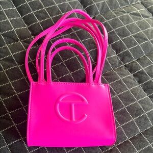 Telfar Pink Small Shopper